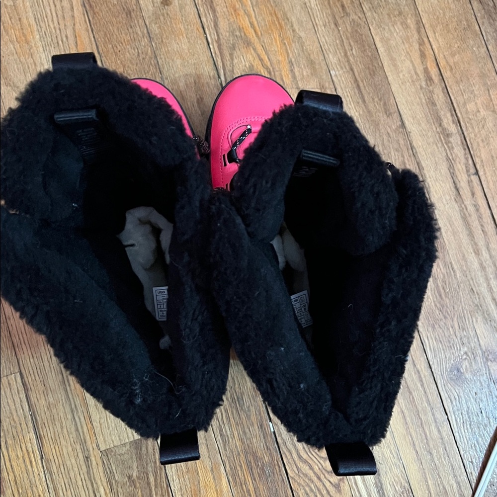 UGG extreme gore-tek Pink and Black Lace-Up ski Boots -32°c 8 m 9 w - Picture 8 of 10